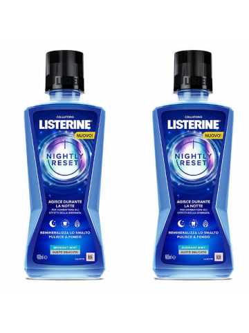 Listerine Nightly Reset Collutorio Bundle 2x400ml