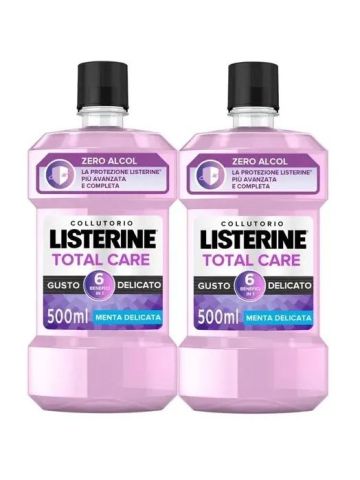 Listerine Total Care Gusto Delicato Collutorio Bundle 2x500ml