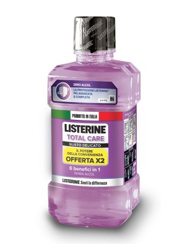 Listerine Total Care Gusto Delicato Collutorio Bundle 2x500ml Sostituito