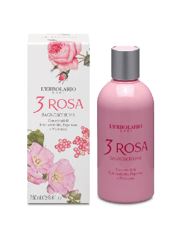 L'erbolario 3 Rosa Bagnoschiuma 250ml