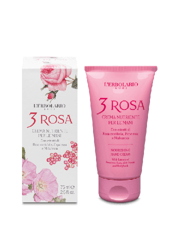 L'erbolario 3 Rosa Crema Mani Nutriente 75ml