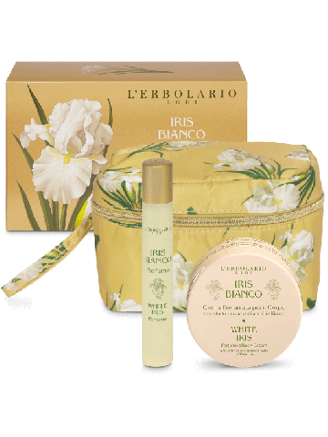 L'erbolario Iris Bianco Mini Beauty-case Petalo