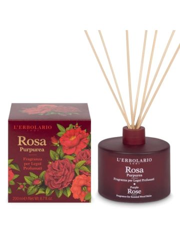 L'erbolario Rosa Purpurea Fragranza Per Legni Profumati 200ml