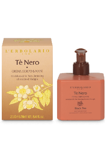 L'erbolario Tè Nero Crema Corpo & Mani 250ml