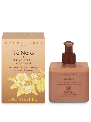 L'erbolario Tè Nero Gel Detergente Viso & Mani 270ml