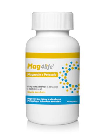 Mag4life Magnesio Potassio Senza Zucchero Sali Minerali 90 Compresse