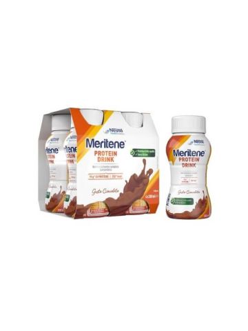 Meritene Protein Drink Cioccolato Iperproteico 4x200ml