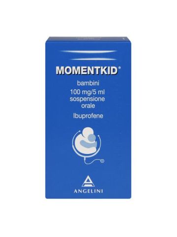 Momentkid Bambini Ibuprofene 100mg/5ml Sospensione Orale Banana Miele 150ml