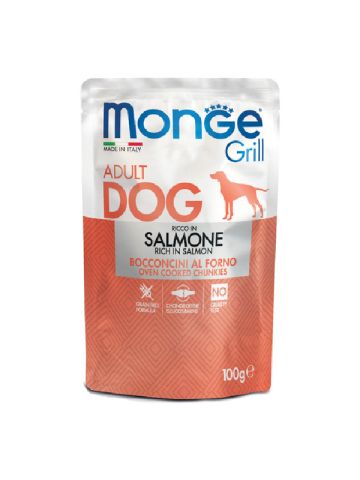 Monge Dog Grill Bocconcini Adult Salmone 100g