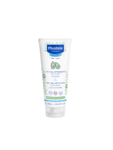 Mustela Detergente Delicato Corpo Capelli Neonati Bambini 200ml