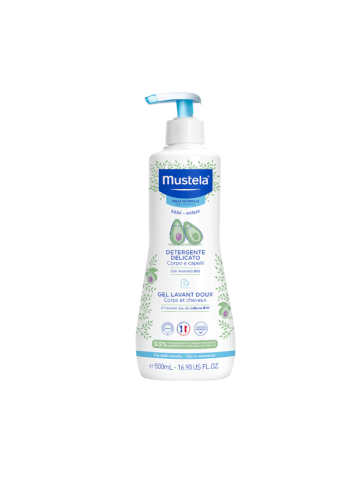 Mustela Detergente Delicato Corpo Capelli Neonati Bambini 500ml