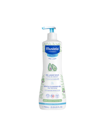 Mustela Detergente Delicato Corpo Capelli Neonati Bambini 750ml