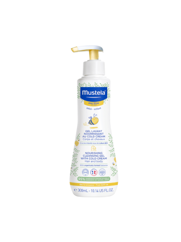 Mustela Detergente Nutriente Cold Cream Pelle Secca Neonati Bambini 300ml