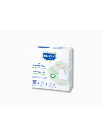 Mustela Kit Salviette Riutilizzabili 10 Pezzi