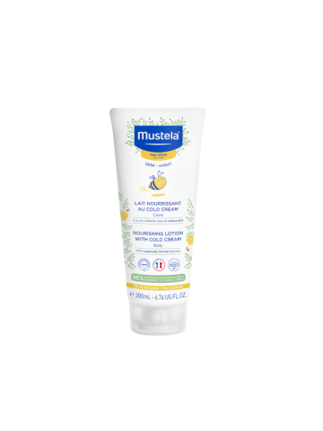 Mustela Latte Nutriente Corpo Cold Cream Pelle Secca Neonati Bambini 200ml