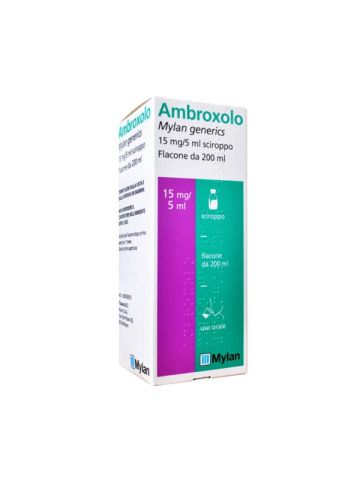 Mylan Ambroxolo 15mg/5ml Sciroppo Tosse 200ml