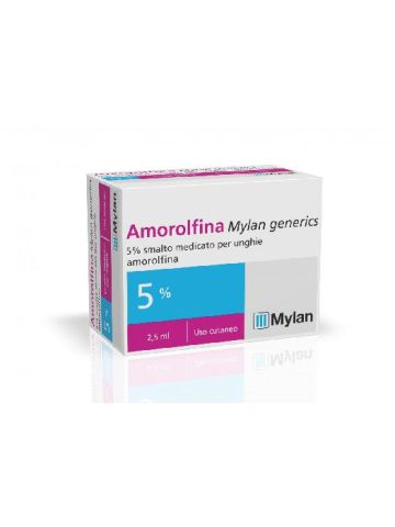 Mylan Amorolfina 5% Smalto Medicato Per Unghie Onicomicosi 2,5ml