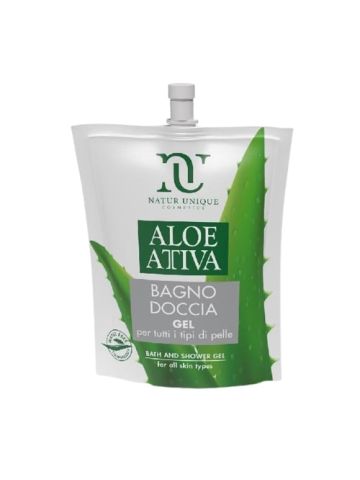 Natur Unique Aloe Attiva Bagno Doccia Gel Formato Viaggio 100ml