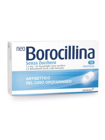 Neoborocillina 16 Pastiglie Senza Zucchero