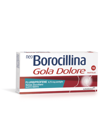 Neoborocillina Goladol 16 Pastiglie Senza Zucchero