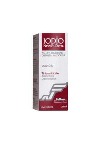 New.fa.dem. Iodio Soluzione Alcolica 7%/5% 20ml