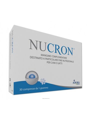 Nucron Aurora Bio Farma Mangime Complementare Cani Gatti Fermenti Lattici Dissenteria 30 Compresse