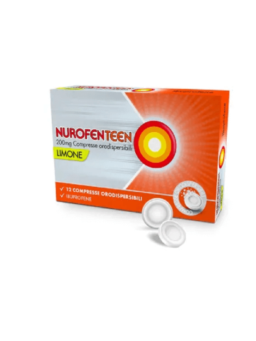 Nurofenteen 200mg 12 Compresse Orosolubili Limone