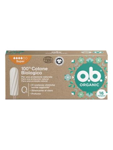 Ob Procomfort Super 16 Assorbenti Interni 100% Cotone Biologico