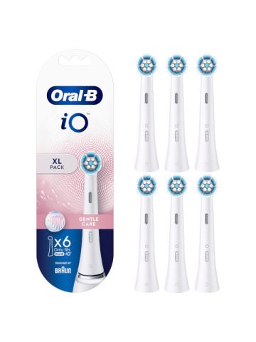 Oral-b Io Gentle Care Bianco 6 Testine Ricambio Spazzolino Elettrico