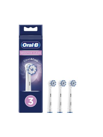 Oral-b Sensitive Clean Eb-60 3 Testine Ricambio Spazzolino Elettrico