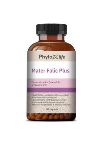 Phytoxlife Mater Folic Plus Acido Folico Elevata Biodisponibilità 90 Capsule