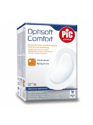 Pic Optisoft Comfort Tampone Oculare Adesivo 10 Pezzi