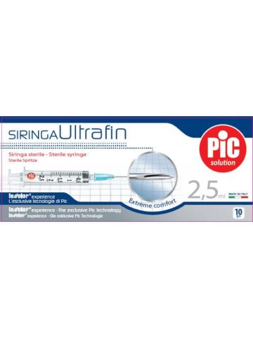 Pic Siringhe Ago Ultrafin N.14 2,5ml 10 Pezzi