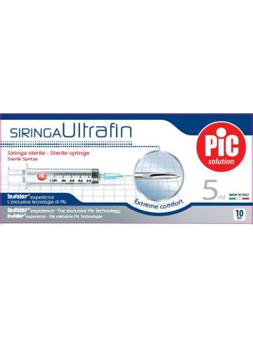 Pic Siringhe Ago Ultrafin N.14 5ml 10 Pezzi