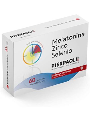 Pierpaoli Melatonina Zinco-selenio 60 Compresse