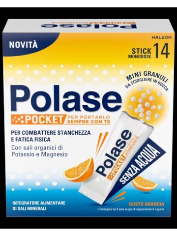 Polase Pocket Magnesio Potassio Sali Minerali 14 Stick Orosolubili
