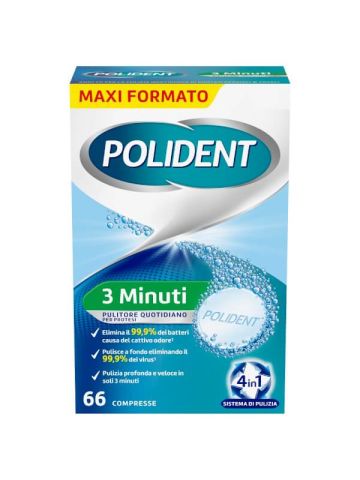 Polident 3 Minuti 66 Compresse