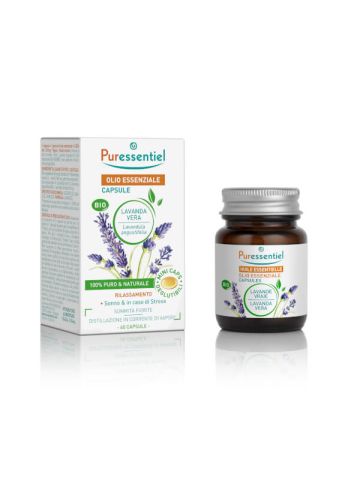 Puressentiel Olio Essenziale Capsule Lavanda Vera Bio 60 Capsule