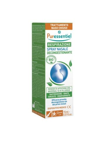 Puressentiel Respirazione Spray Nasale Decongestionante 15ml