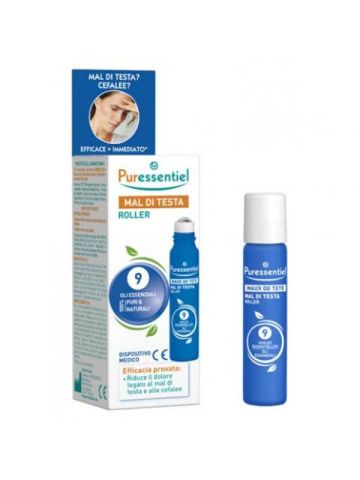 Puressentiel Roller Mal Di Testa 9 Oli Essenziali 5ml