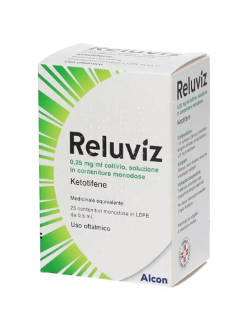 Reluviz Collirio Antistaminico Ketotifene 25 Flaconcini