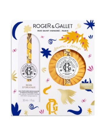Roger & Gallet Set Natale Bois D'orange Acqua Profumata 30ml + Saponetta 100g