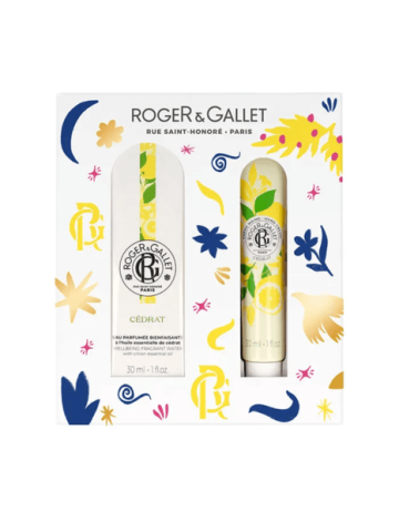 Roger & Gallet Set Natale Cédrat Acqua Profumata 30ml + Crema Mani 30g