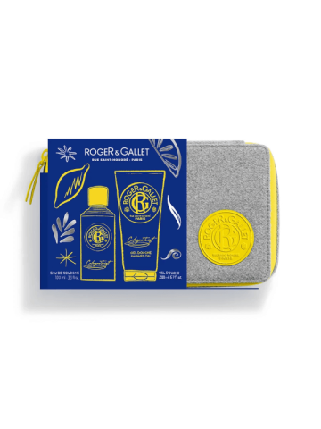 Roger & Gallet Trousse Natale Uomo Acqua Profumata 100ml + Gel Doccia 200ml