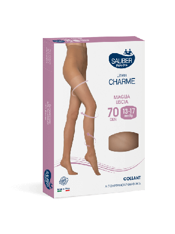 Sauber Charme Collant 70 Den Colore Nero