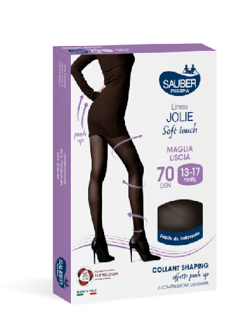 Sauber Jolie Shaping Soft Touch Collant 70 Den Colore Nero