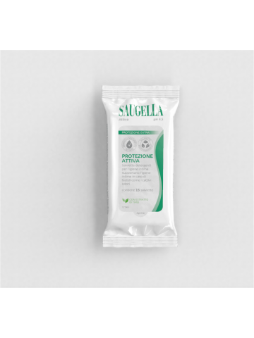 Saugella Attiva Salviette Intime 15 Pezzi