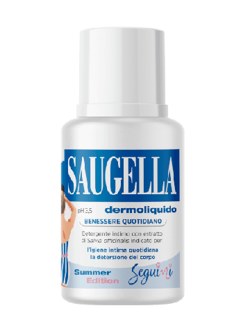 Saugella Dermoliquido Ph 3,5 Detergente Intimo Formato Viaggio 100ml