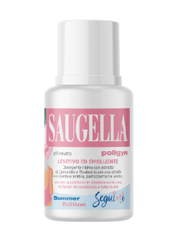 Saugella Rosa Poligyn Detergente Intimo Formato Viaggio 100ml