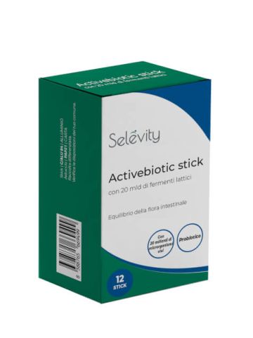 Selevity Activebiotic Stick 20 Miliardi Fermenti Lattici 12 Bustine